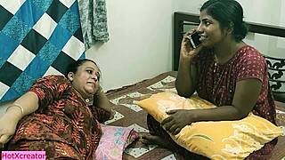 स्थल#2 वीडियो के लिए: Indian sister-in-law shares boyfriend with MILF an...